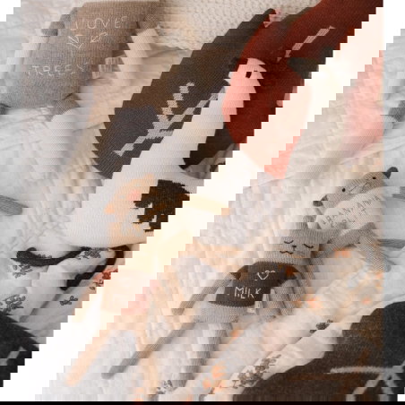 Doudou singe | Banana split - Main Sauvage