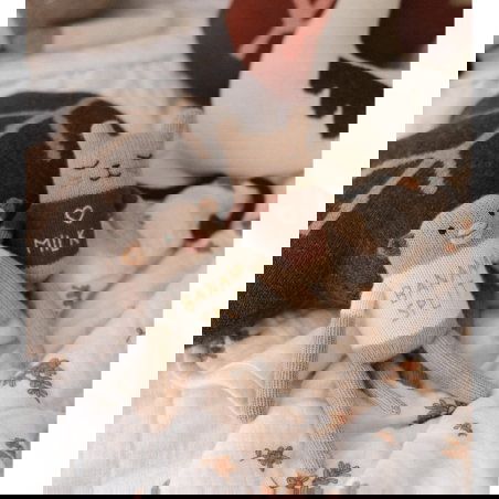 Doudou singe | Banana split - Main Sauvage