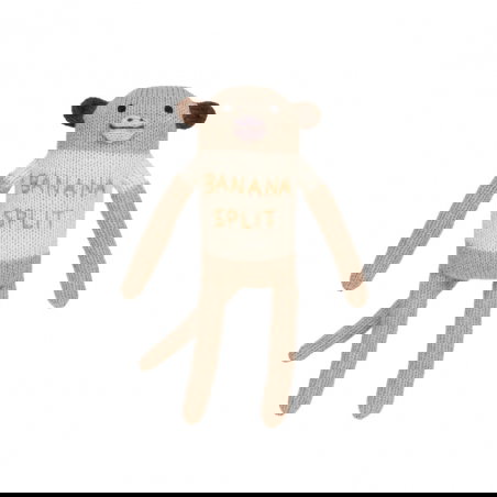 Doudou singe | Banana split - Main Sauvage