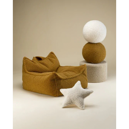 Coussin ballon | Biscuit - Wigiwama