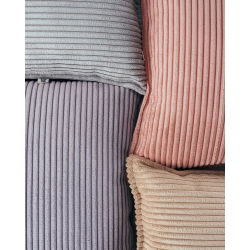 Coussin rectangulaire velours | Sucre brun