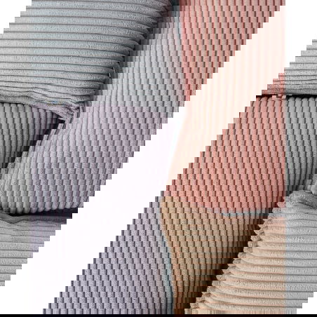 Coussin rectangulaire velours | Sucre brun - Wigiwama