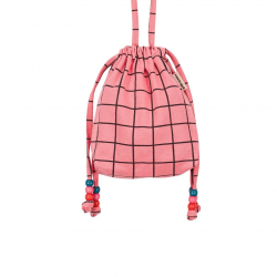 Mini sac Billie | School Check Funky pink