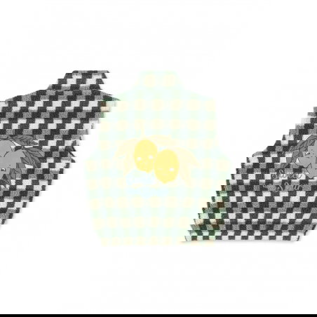 Veste Jody Teddy | Green check - Konges Slojd