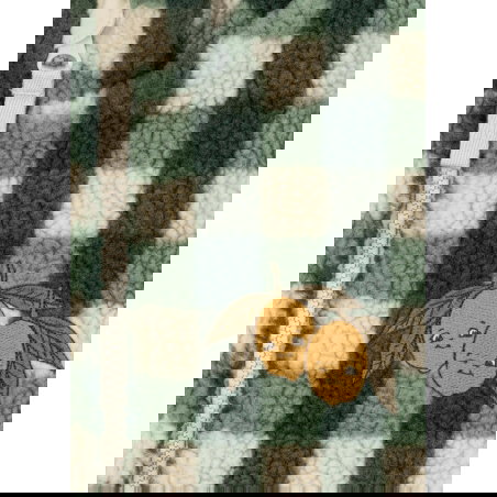 Veste Jody Teddy | Green check - Konges Slojd