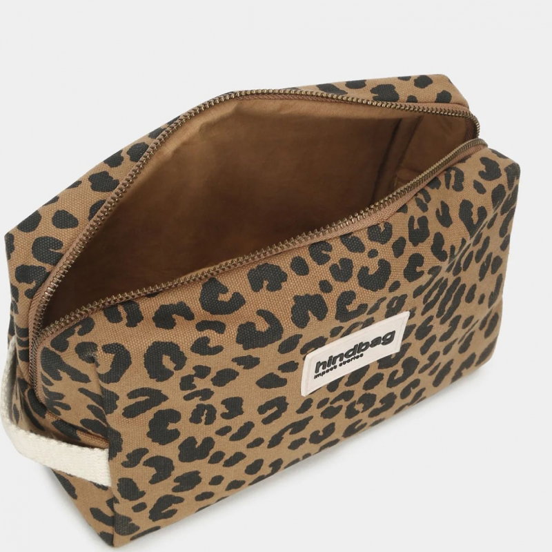 Trousse de toilette Léon | Léopard Cannelle