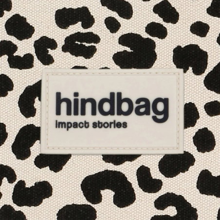 Trousse de toilette Léon | Léopard Ecru - Hindbag