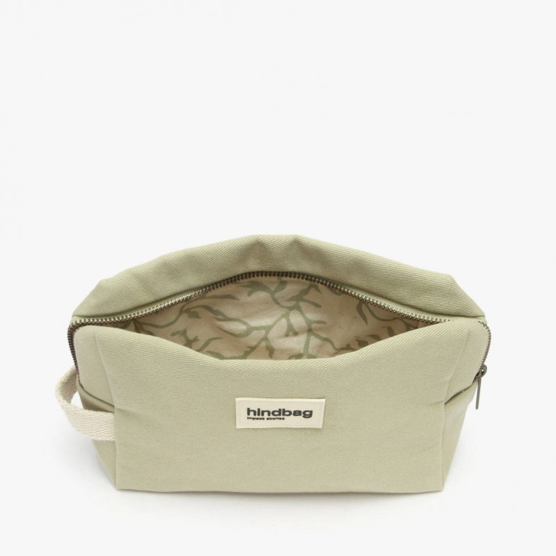 Trousse de toilette Léon | Vert Argile