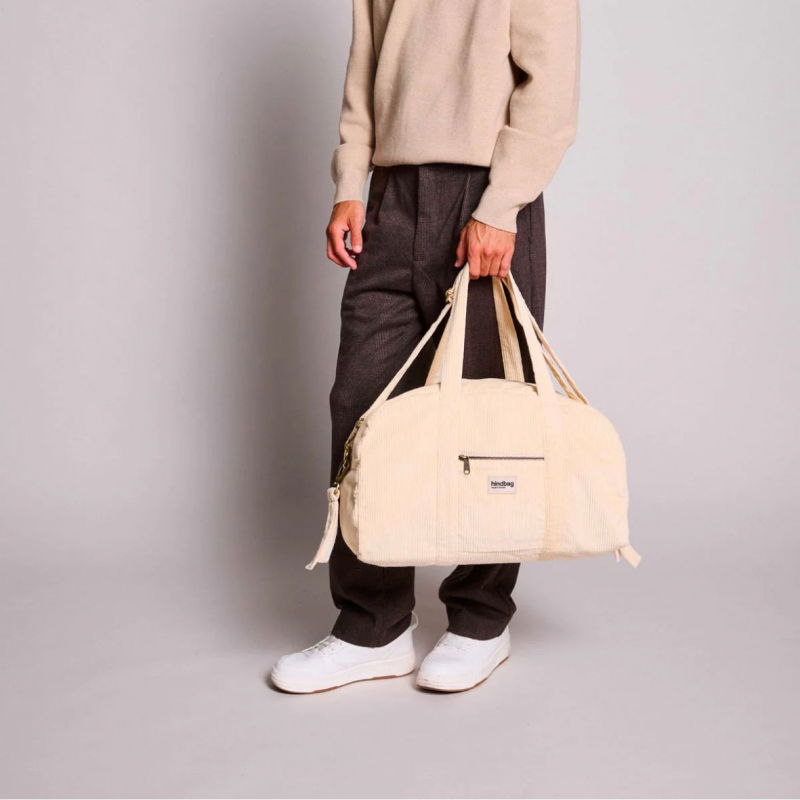 Sac à langer Basile | Velours Beige