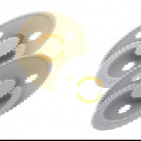 2 Tétines Bibs symétriques colour | Vanille et nuage - Bibs