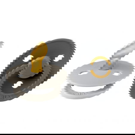 2 Tétines Bibs anatomiques | Fer et sable - Bibs