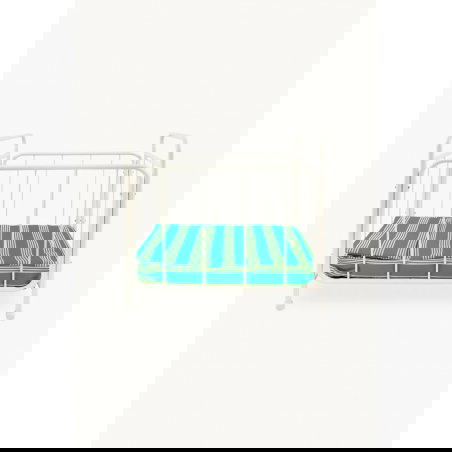 Lit poupée | Rayures vertes - We are gommu