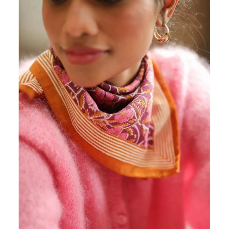 Foulard Petit format | Pia prune