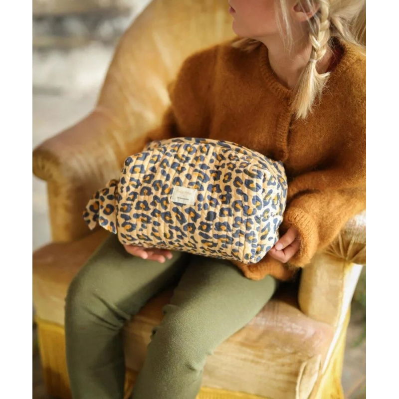 Trousse de toilette | Léopard camel