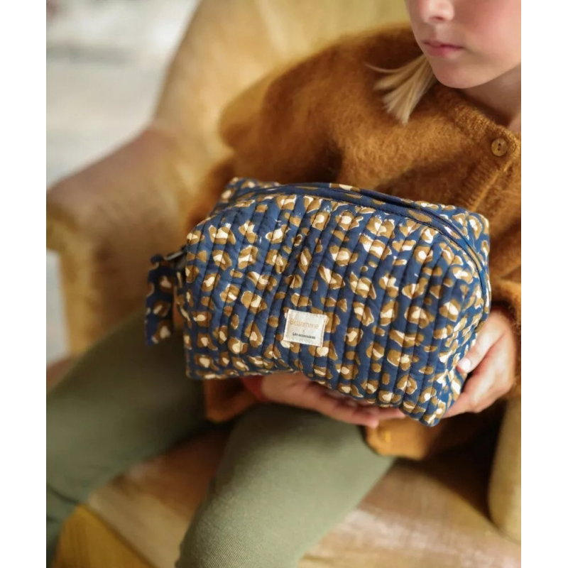 Trousse de toilette | Léopard navy