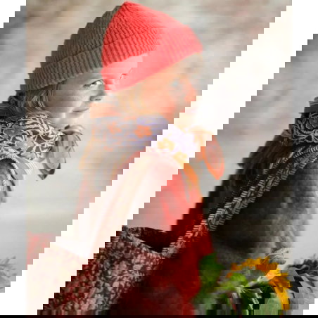 Foulard Grand format | Pia navy - Bëllemme