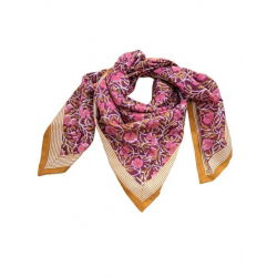 Foulard Grand format | Pia prune
