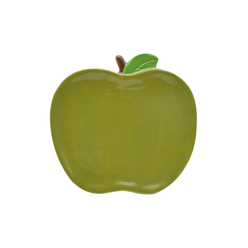 Assiette pomme | Kaki