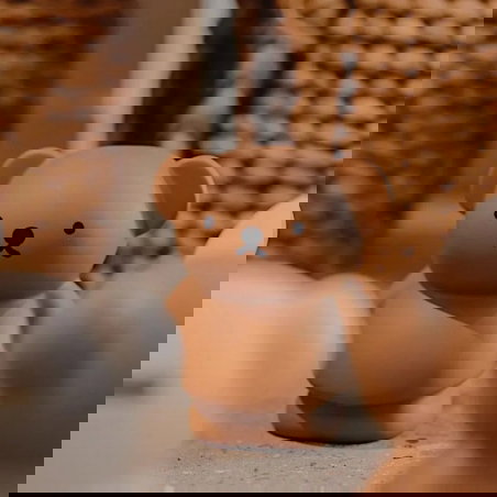 Tirelire Boris l'ours | Chocolat - Sélection déco