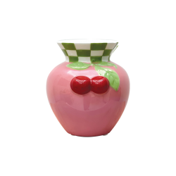 Vase cerise | Rose - Opjet