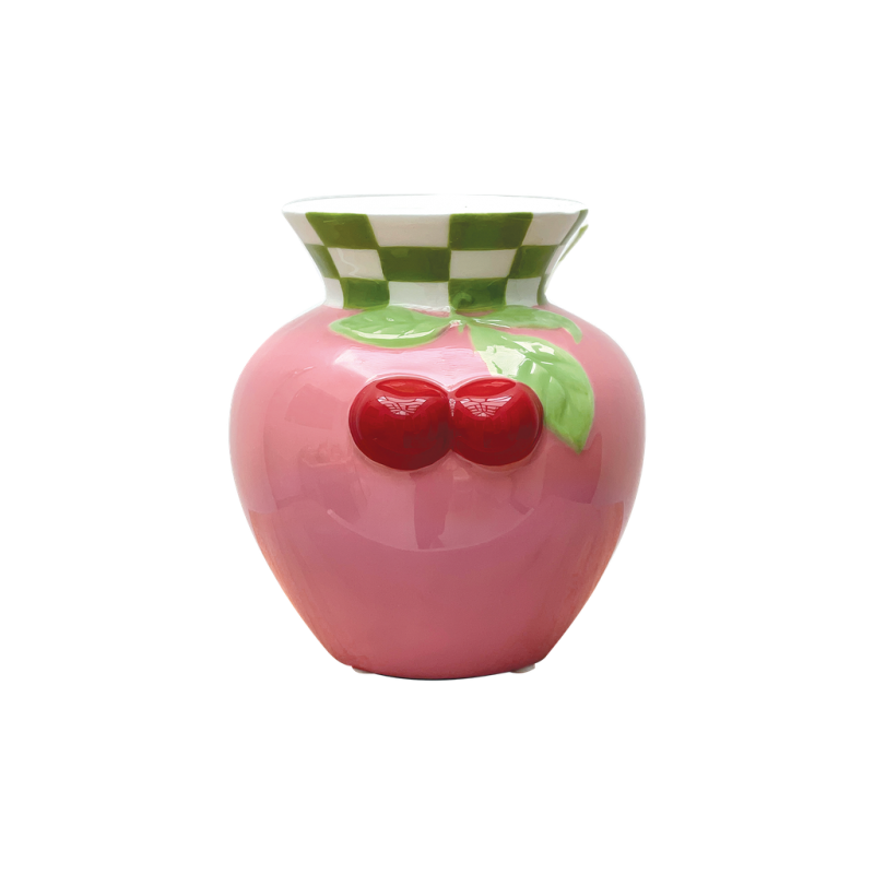 Vase cerise | Rose