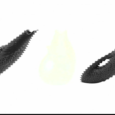 Vase céramique Poisson PM | Kaki - Opjet