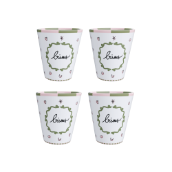 Set de 4 gobelets | Bisous - Opjet