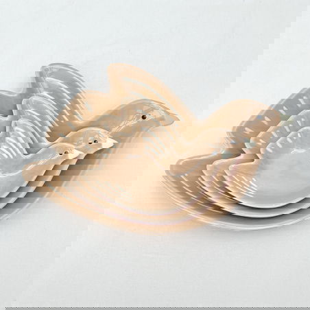 Plat cuicui oiseau Grand | Brun - Opjet