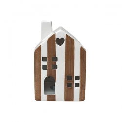 Maisonnette rayée | Marron