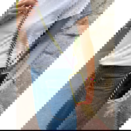 Cordon de téléphone | Vert olive - Maison Saussure