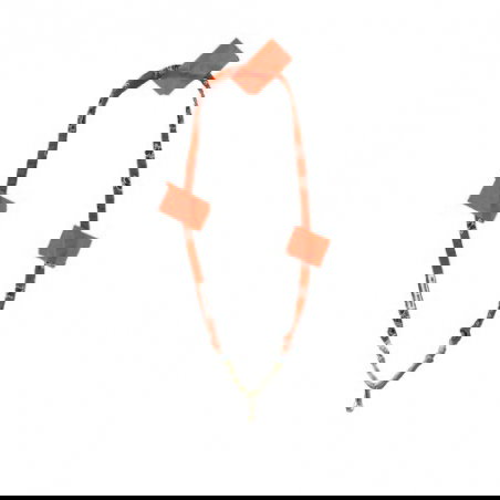 Cordon de téléphone | Orange pêche - Maison Saussure