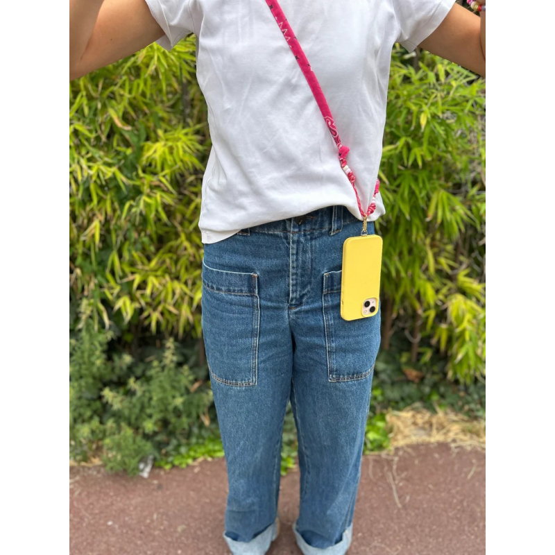 Cordon de téléphone | Rose bonbon