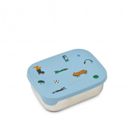 Arthur snackbox |  Fun Beach blue - Liewood