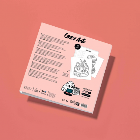 Cozy art coloring book | Yummy - OMY