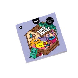 Cozy art coloring book | Tiny house