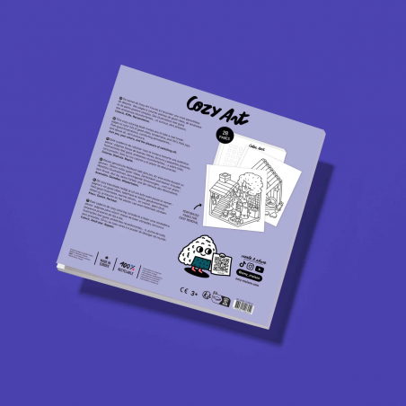Cozy art coloring book | Tiny house - OMY