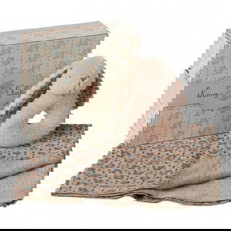 Coffret hochet lapin | Rose poudré - Maileg