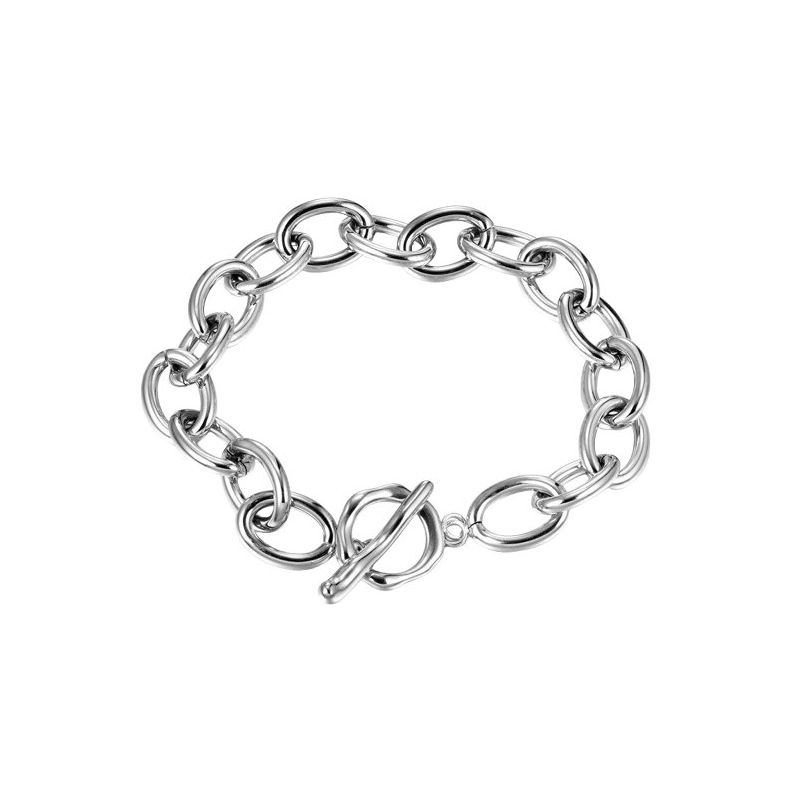 Bracelet à maillons | Argenté