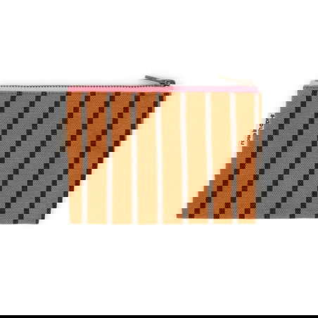 Porte monnaie | Rayures Tennis Ginger - Rose in April