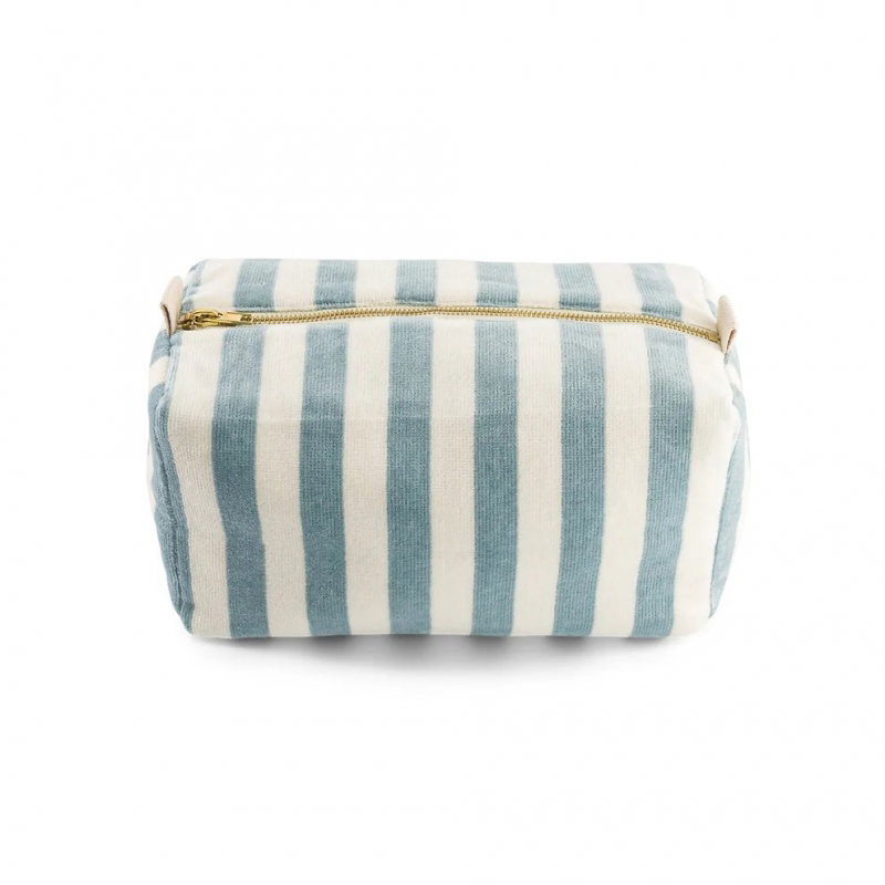 Trousse Vic éponge | Rayures blue cloud