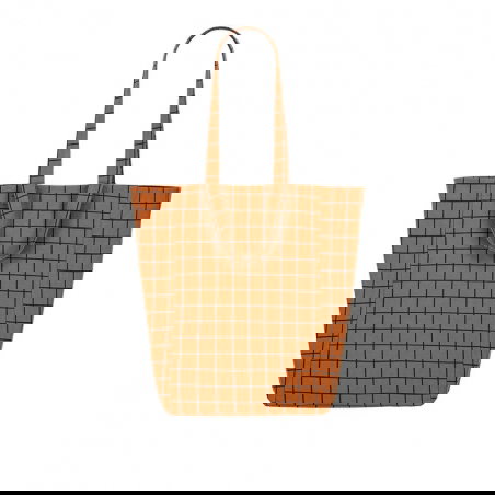 Sac Cabas Elisabeth | Check ginger - Rose in April