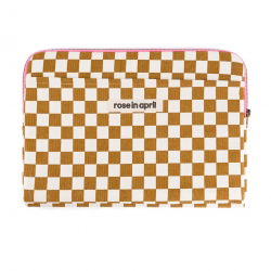 Pochette PC Octave | Damier caramel