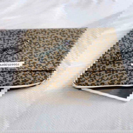 Pochette PC Octave | Graou olive - Rose in April