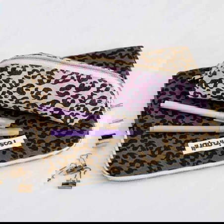 Pochette pour tablette Anouk | Graou olive - Rose in April