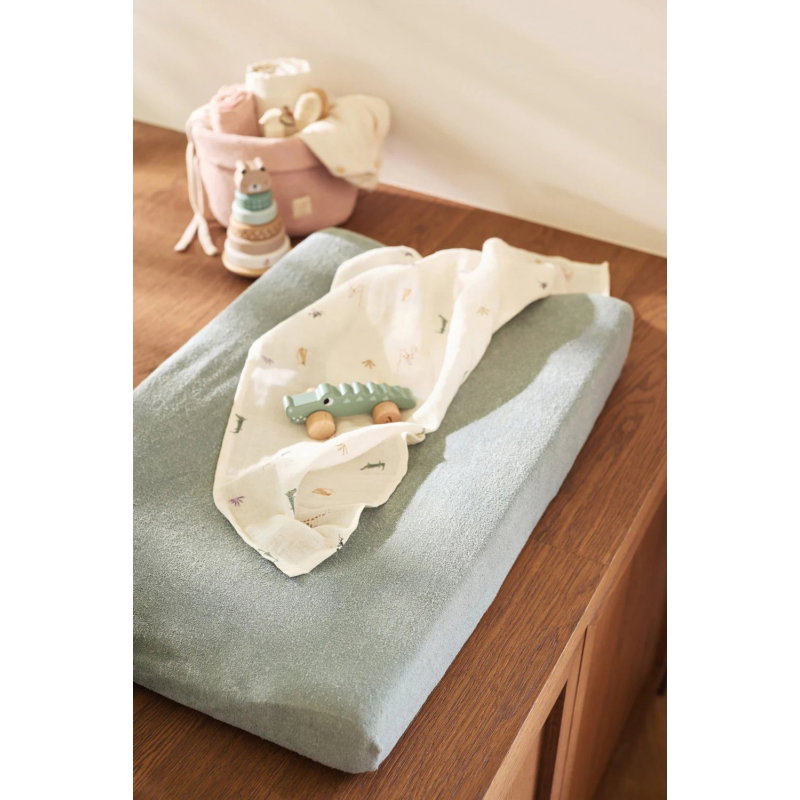 Housse de matelas à langer | Sea Green