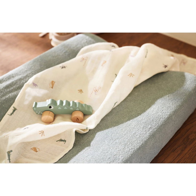 Housse de matelas à langer | Sea Green