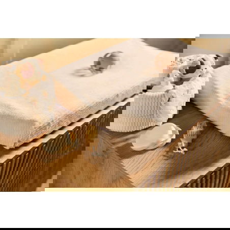 Housse de matelas à langer | Oatmeal - Jollein