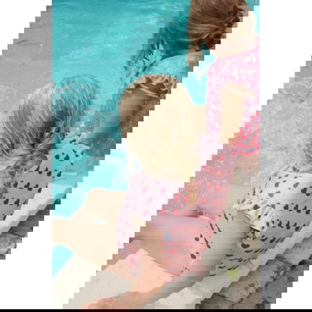 Gilet de piscine | Cœur rose - Konges Slojd