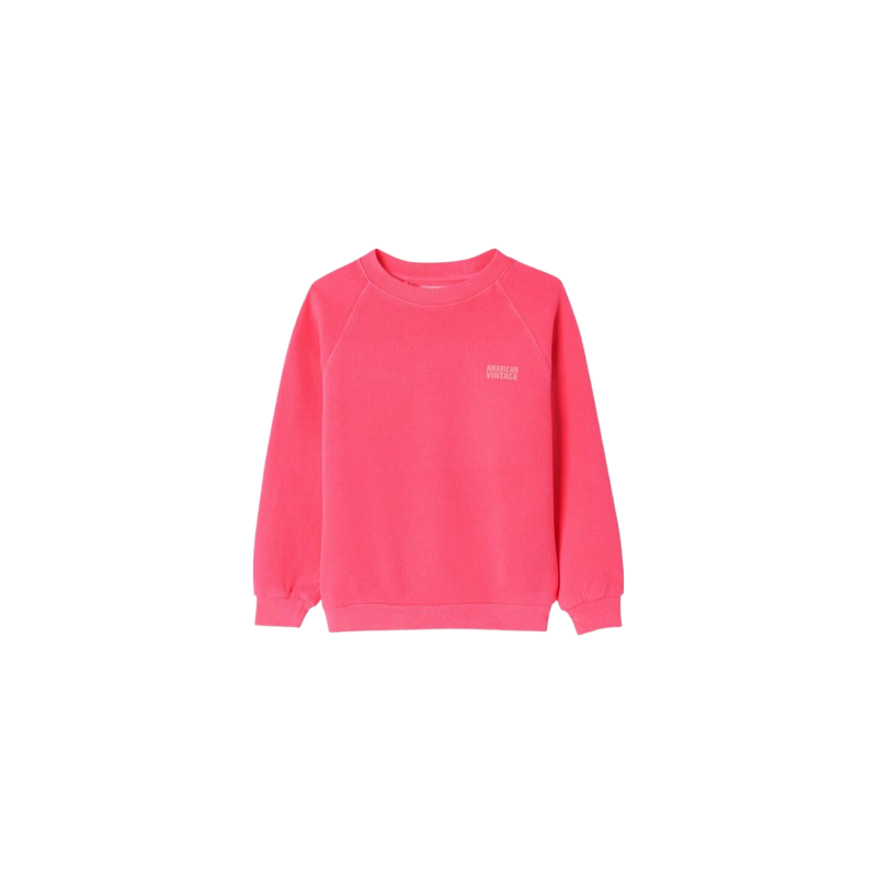 Sweat enfant Izubird | Hortensia fluo