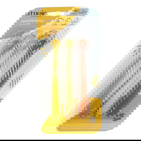 3 cuillères bébé silicone | Mr Lion - Trixie
